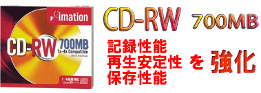 CD-RW イメーション:CDRW80A