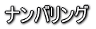 ナンバリング